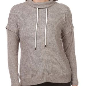 NWT Tribal women’s L ribbed funnel neck top